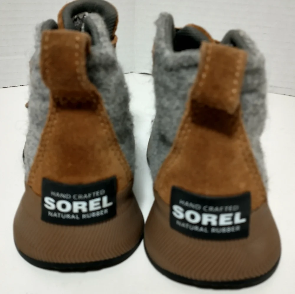 Sorel Out N About Waterproof Boots, Hook‎ And Loop Closure, Brown, Size 9